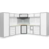 ANGOLO PER ARREDAMENTO MODULARE DA OFFICINA