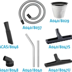 ASPIRAPOLVERE ASPIRALIQUIDI 80 LT CON 3 MOTORI