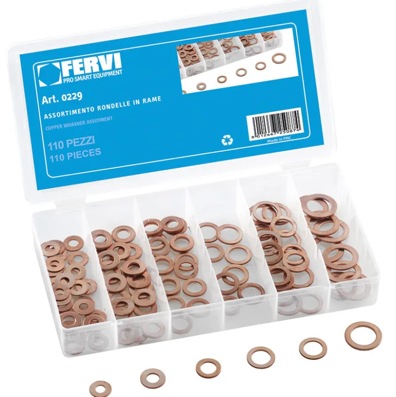 ASSORTIMENTO RONDELLE IN RAME
