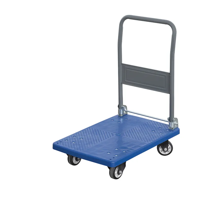 CARRELLO CON PIATTAFORMA IN PVC