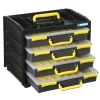 CASSETTIERA CON 4 VALIGETTE PORTA MINUTERIA