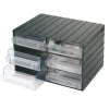 CASSETTIERE CON CASSETTI ESTRAIBILI TRASPARENTI