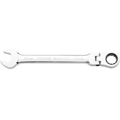 CHIAVI COMBINATE CROMATE CON TESTA A CRICCHETTO SNODATA