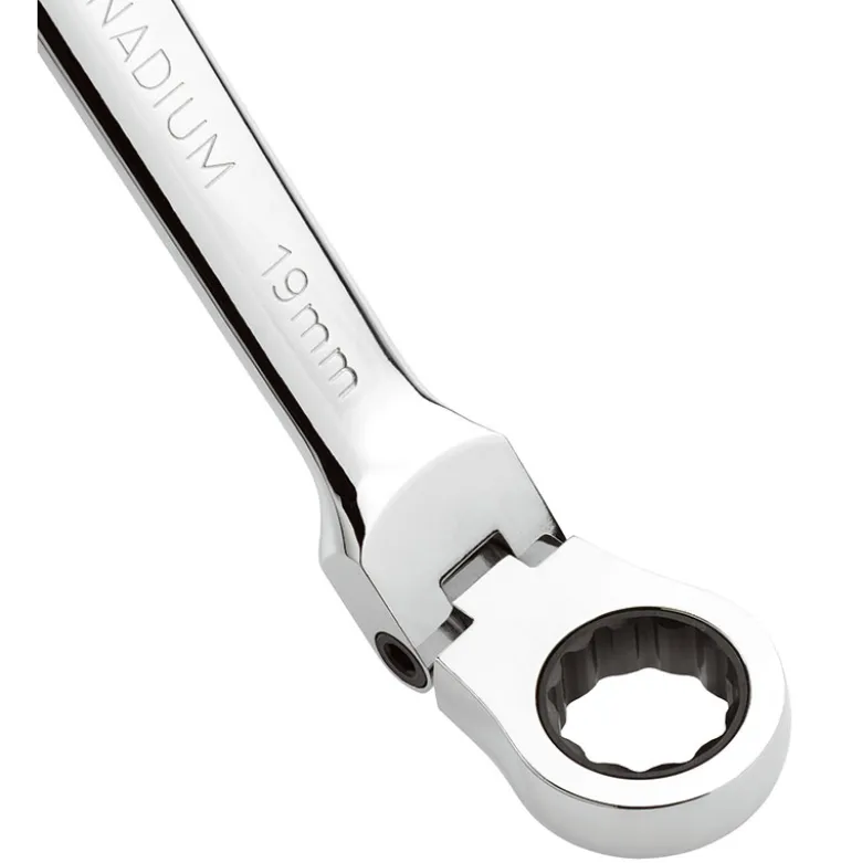 CHIAVI COMBINATE CROMATE CON TESTA A CRICCHETTO SNODATA