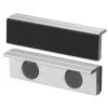 COPPIA DI COPRIGANASCE MAGNETICHE IN ALLUMINIO RIVESTITE IN GOMMA