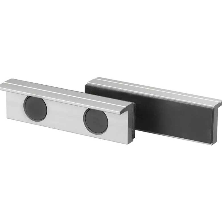 COPPIA DI COPRIGANASCE MAGNETICHE IN ALLUMINIO RIVESTITE IN GOMMA