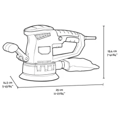 LEVIGATRICE ROTORBITALE 150MM 450W