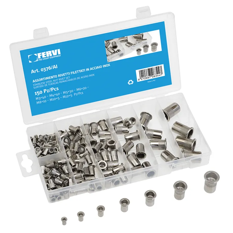 RIVETTI FILETTATI IN ACCIAIO INOX