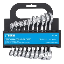 SERIE CHIAVI COMBINATE CORTE CROMATE LUCIDE
