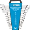 SERIE CHIAVI COMBINATE CROMATE LUCIDE