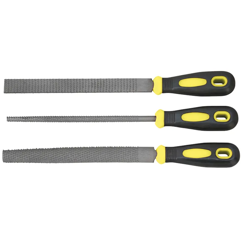 SERIE RASPE PER LEGNO CON MANICO IN PLASTICA