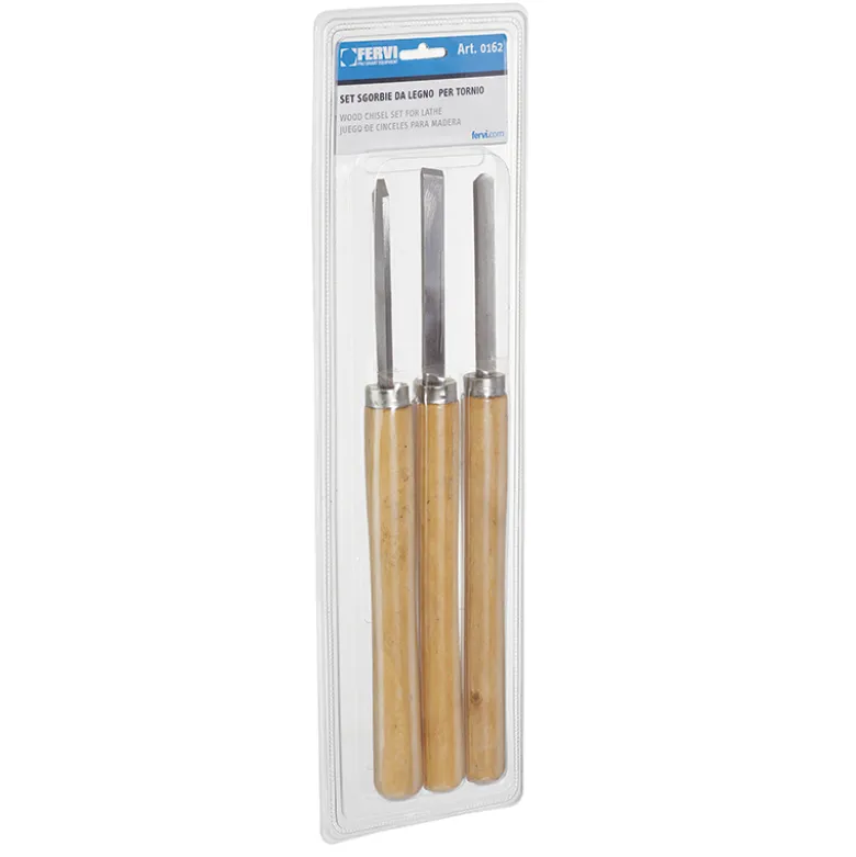 SERIE SGORBIE DA LEGNO PER TORNIO
