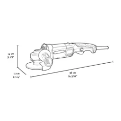 SMERIGLIATRICE ANGOLARE 125MM 1200W