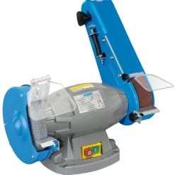 SMERIGLIATRICE DA BANCO CON LEVIGATRICE