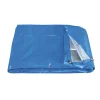 TELO IN POLIETILENE PESANTE ANELLATO BORDATO, BICOLORE GRIGIO - BLU
