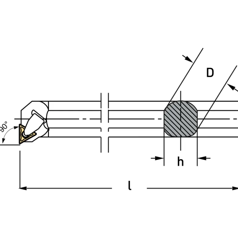 UTENSILE PER INTERNO 90°
