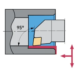 UTENSILE PER INTERNO CON INSERTI