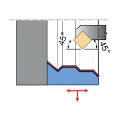UTENSILE PER INTERNO CON INSERTI