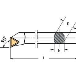 UTENSILE PER INTERNO CON INSERTI